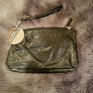 Small Black Wristlet